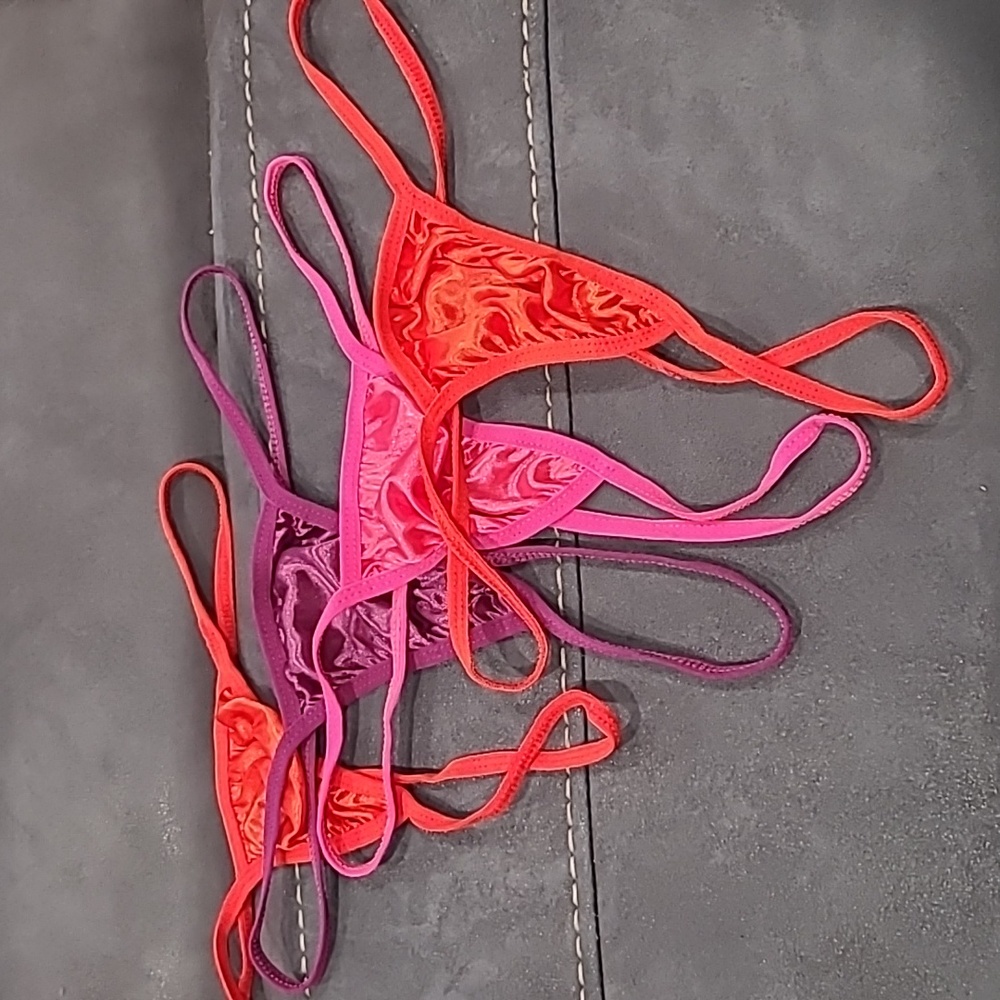 4 G-String Panties L/XL NWOT